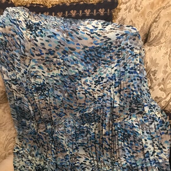 Maggie Barnes Pleated Maxi Skirt Size 2X (22/24) - Picture 4 of 6